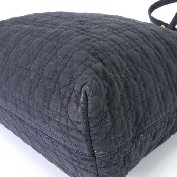 Christian Dior Cannage Tote Bag Navy - Picture 9 of 15
